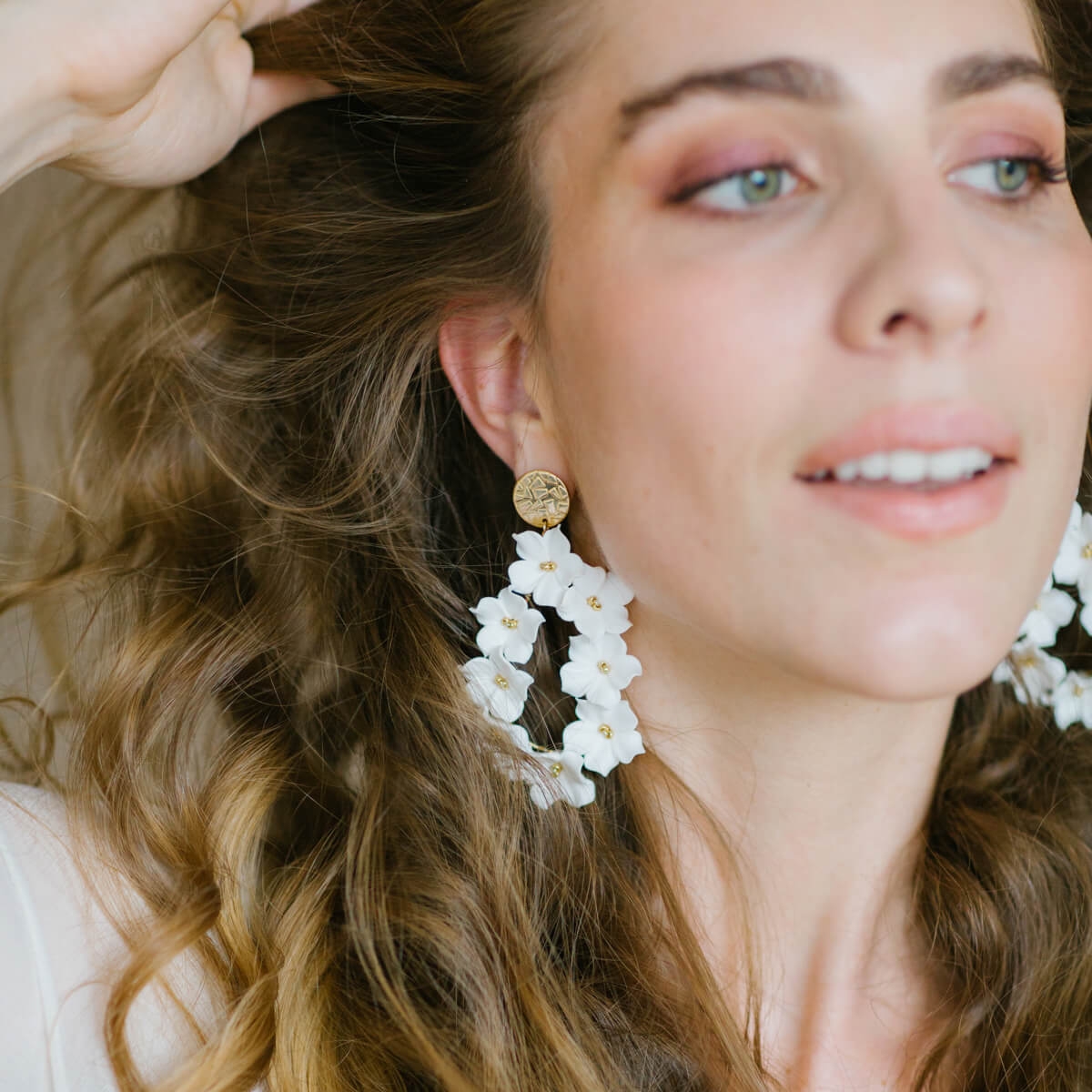 Set Bijoux De Mariée Couronne, Collier Et Boucles D'oreilles - Alliage Zinc Strass, Style Vintage Romantique