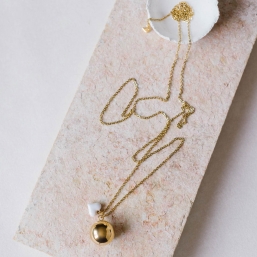 "Coeur" Bola de grossesse avec breloque coeur blanc émaillé personnalisable